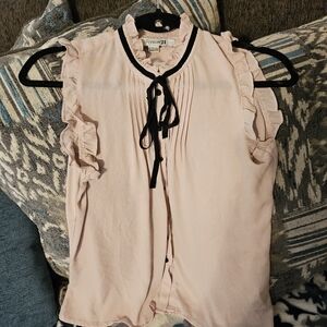 Forever 21 Size M Woman's Pink & Black Top